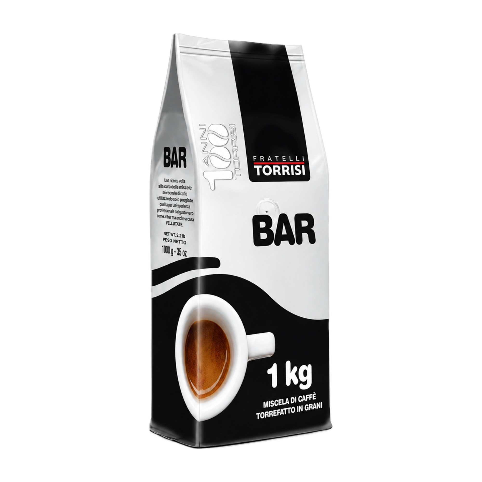 Kawa ziarnista 1 kg  - Torrisi Crema Bar