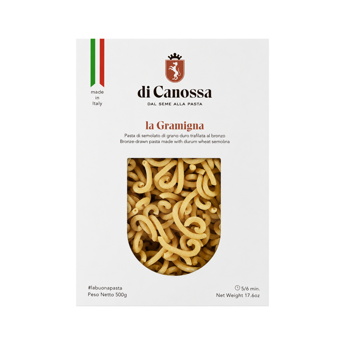 La gramigna 500g - di Canossa