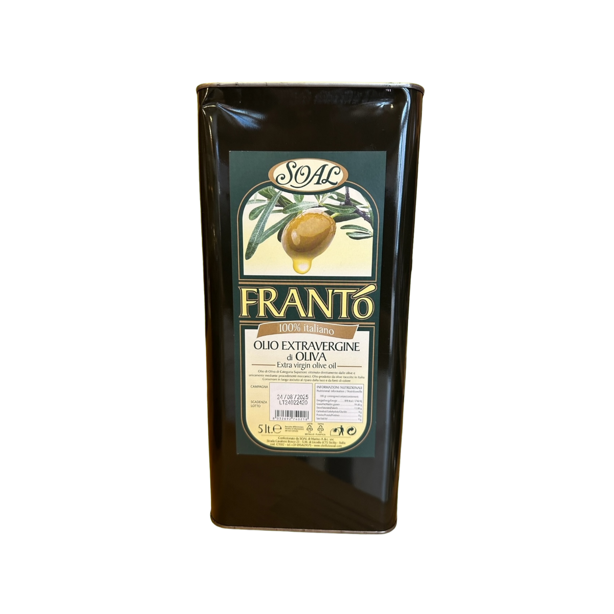 Oliwa z oliwek extra vergine 5L - Soal