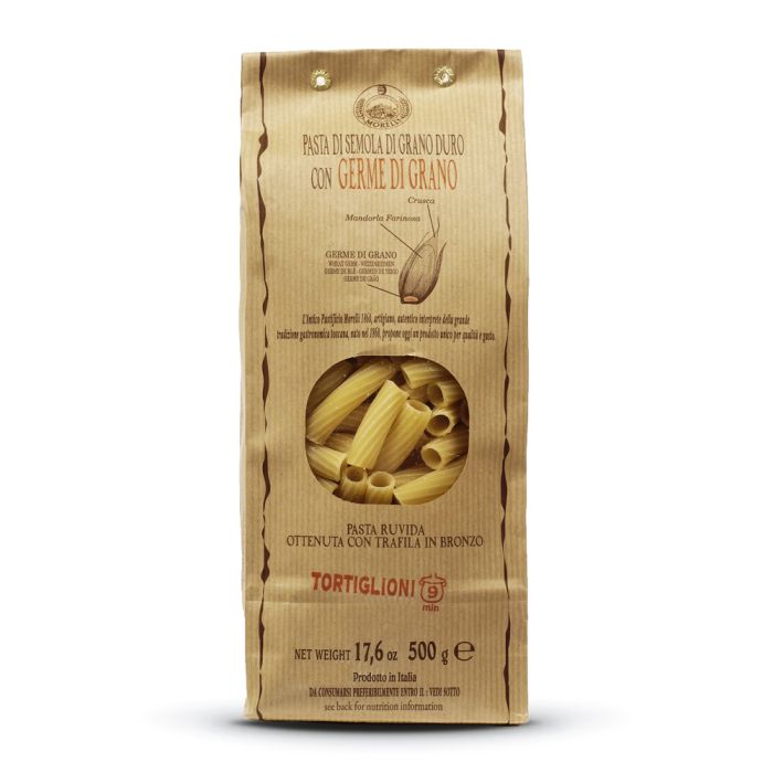 Tortiglioni z zarodkiem ziarna 500 g - Morelli